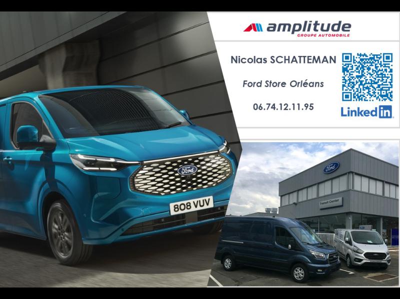 Image FORD Transit 2T Fg E 390 L2H2 135 kW (184 ch) Electrique Batterie 75/68 kWh Trend Business