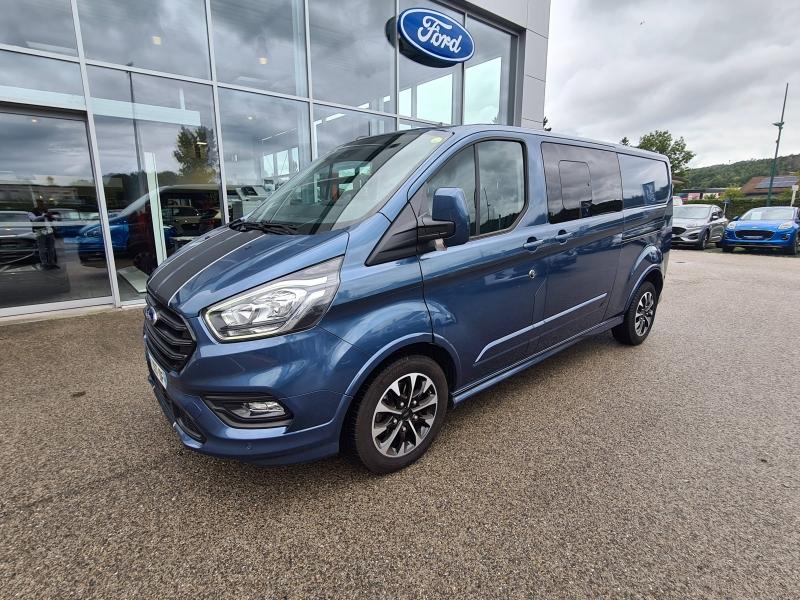 Photo FORD Transit Custom Fg 320 L2H1 2.0 EcoBlue 170 Hybrid Cabine Approfondie Sport