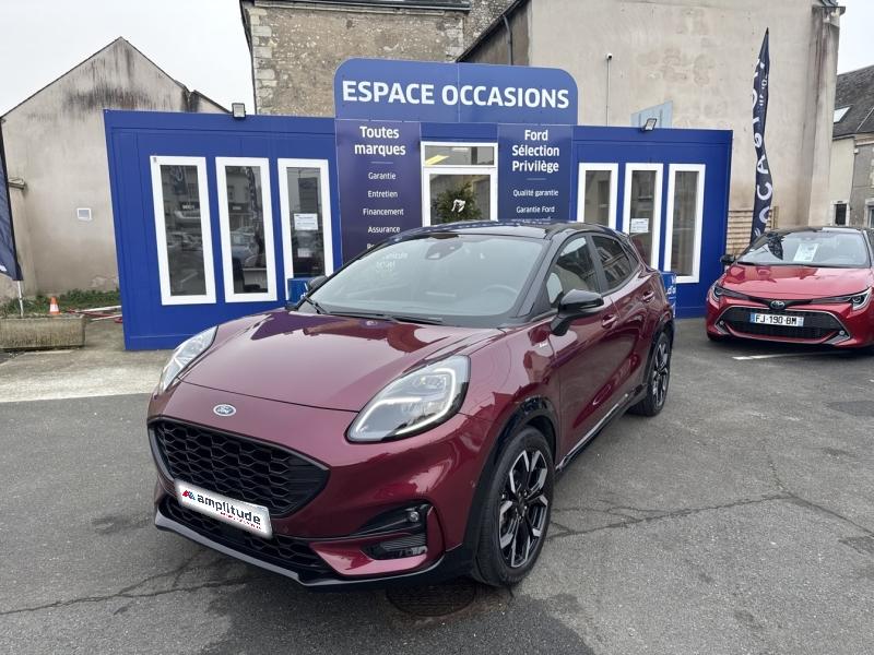 Photo FORD Puma 1.0 Flexifuel 125ch S&S mHEV ST-Line X Vivid Ruby Edition